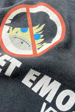画像をギャラリービューアに読み込む, 90'S VANS PRINT MESSEGE T-SHIRT / BLACK [SIZE: XL USED]
