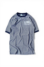 画像をギャラリービューアに読み込む, MADE IN USA 80'S RINGER T-SHIRT / STRIPE [SIZE: M USED]
