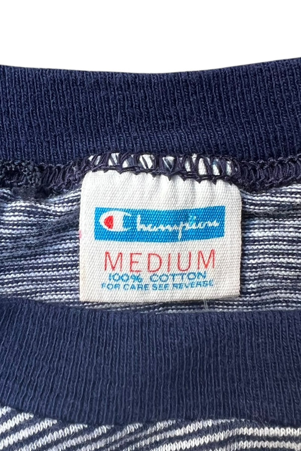 MADE IN USA 80'S RINGER T-SHIRT / STRIPE [SIZE: M USED]
