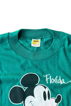 画像をギャラリービューアに読み込む, MADE IN USA 90'S MICKEY T-SHIRT / GREEN [SIZE: L USED]
