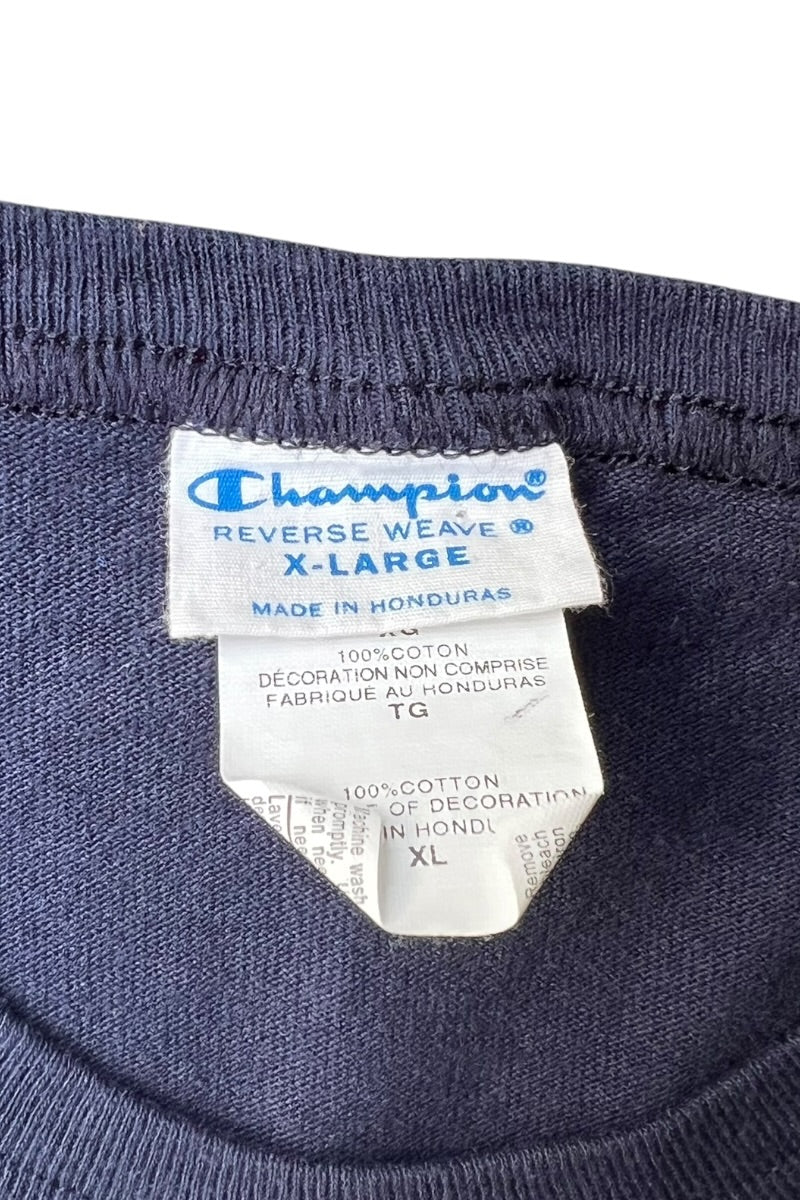 USA PRINT S/S T-SHIRT / NAVY [SIZE: XL USED]