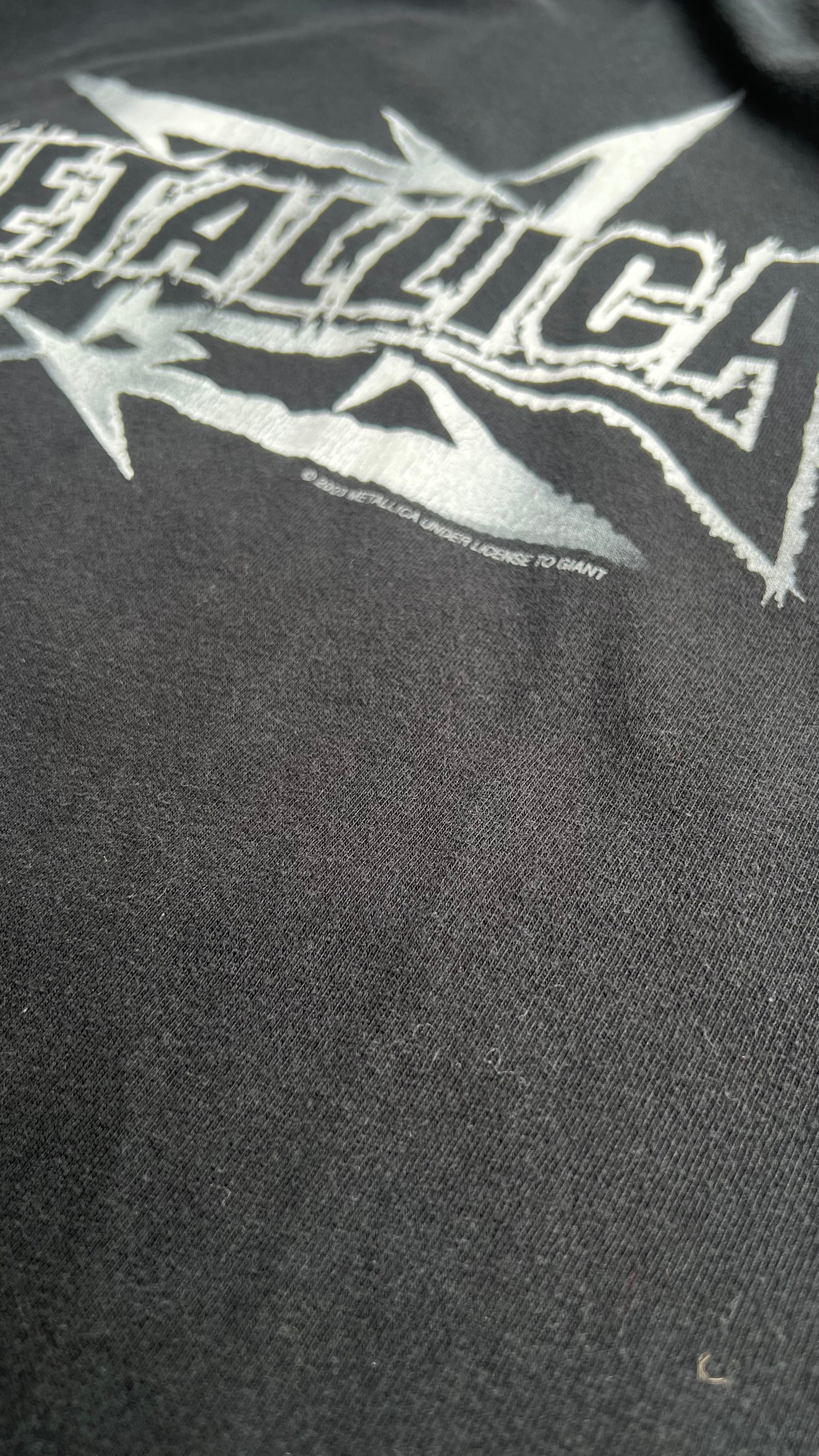 Y2K 03'S METALLICA BAND T-SHIRT / BLACK [SIZE: L USED]
