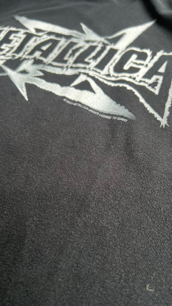 Y2K 03'S METALLICA BAND T-SHIRT / BLACK [SIZE: L USED]