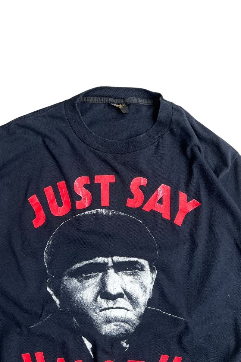 MADE IN USA 88'S MOE HOWARD T-SHIRT / BLACK [SIZE: XL USED]