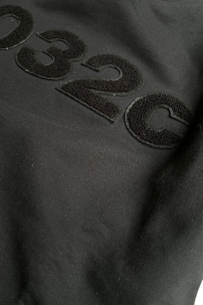 MADE IN PORTUGAL SWEAT T-SHIRT / BLACK [SIZE: L USED]