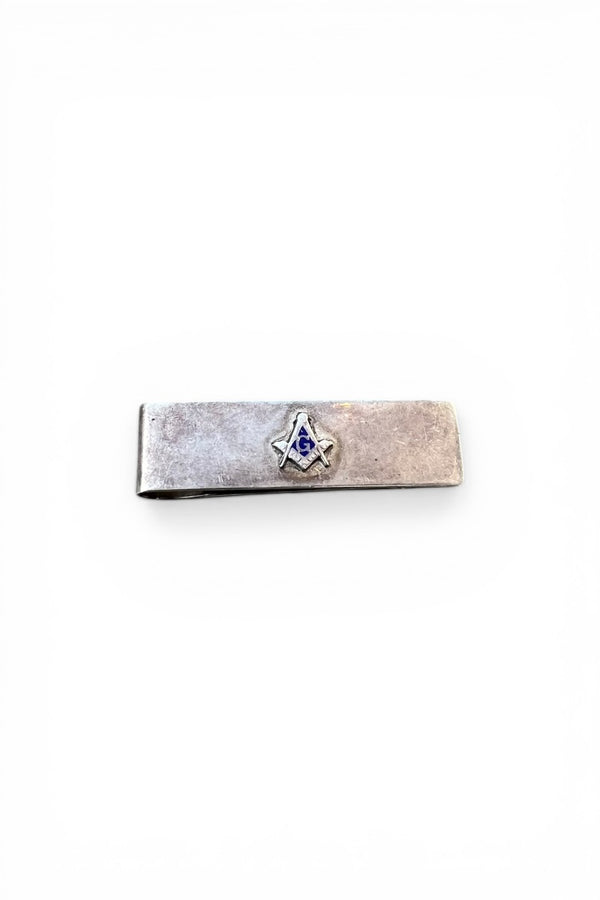 925 SILVER FREEMASONRY MONEY CLIP / SILVER [SIZE: ONE SIZE USED]