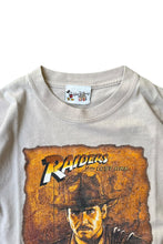 画像をギャラリービューアに読み込む, 90'S INDIANA JONES MOVIE T-SHIRT / BEIGE [SIZE: L USED]
