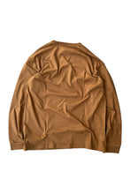 画像をギャラリービューアに読み込む, L/S ONE POINT T-SHIRT / BROWN [SIZE: XL USED]
