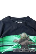 画像をギャラリービューアに読み込む, Y2K EARLY 00'S YODA T-SHIRT / BLACK [SIZE: M USED]
