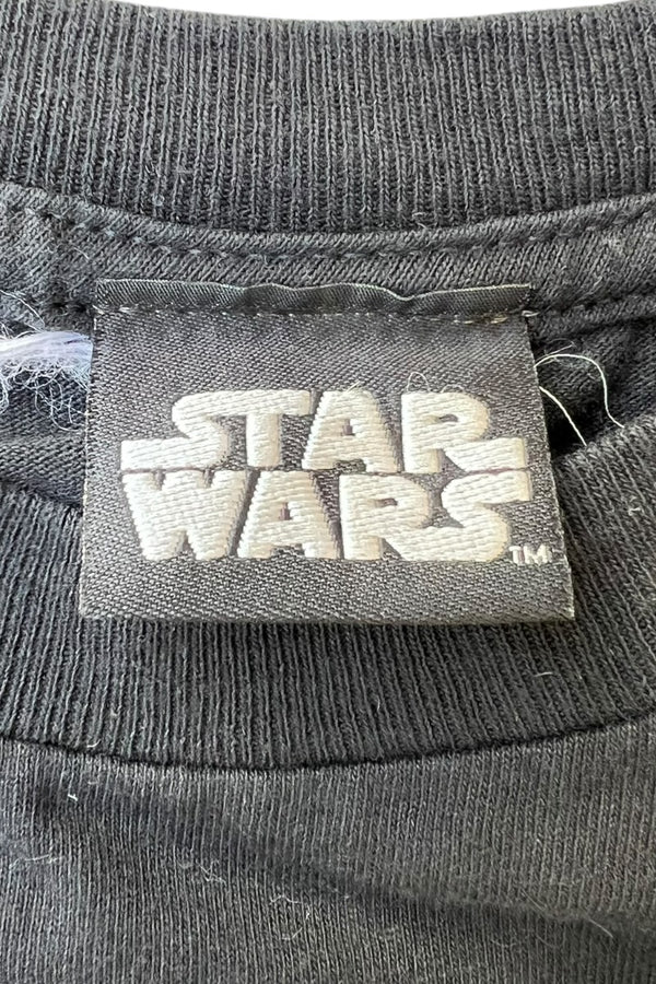 Y2K EARLY 00'S YODA T-SHIRT / BLACK [SIZE: M USED]
