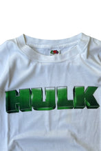 画像をギャラリービューアに読み込む, MADE IN USA 00'S HULK LOGO S/S T-SHIRT / WHITE [SIZE: XL USED]
