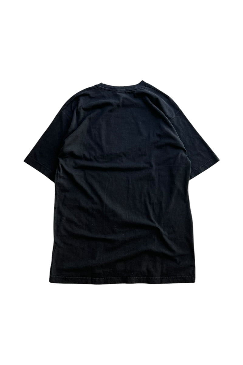 MADE IN PERU LONDON PRINT ADVERTISING T-SHIRT / BLACK [SIZE: XL USED]