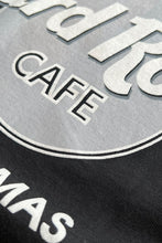 画像をギャラリービューアに読み込む, MADE IN USA 90'S ST.THOMAS PRINT ADVERTISING T-SHIRT / BLACK [SIZE: L USED]
