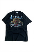画像をギャラリービューアに読み込む, MADE IN USA 90'S HARLEY DAVIDSON ALASKA T-SHIRT / BLACK [SIZE: L USED]
