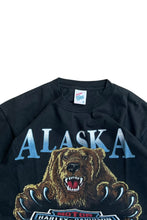 画像をギャラリービューアに読み込む, MADE IN USA 90'S HARLEY DAVIDSON ALASKA T-SHIRT / BLACK [SIZE: L USED]
