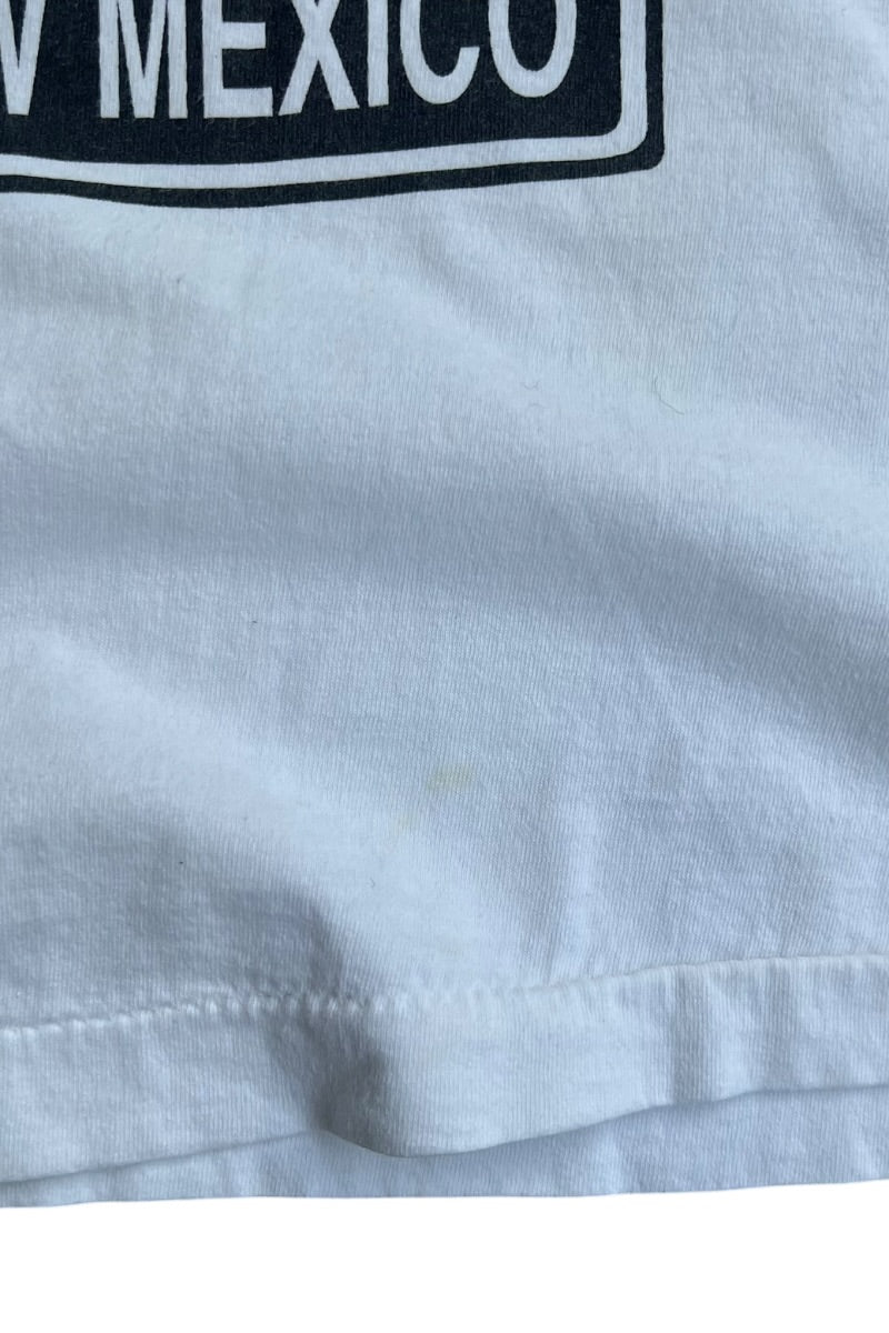 MADE IN USA 80'S ROUTE 66 T-SHIRT / WHITE [SIZE: L USED]
