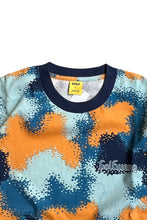 画像をギャラリービューアに読み込む, SPRAY CAMO T-SHIRT / BLUE [SIZE: L USED]
