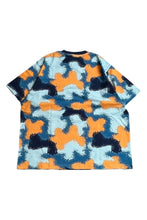 画像をギャラリービューアに読み込む, SPRAY CAMO T-SHIRT / BLUE [SIZE: L USED]
