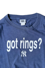 画像をギャラリービューアに読み込む, 05'S GOT RINGS YANKEES T-SHIRT / NAVY [SIZE: L USED]
