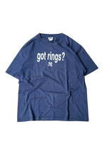 画像をギャラリービューアに読み込む, 05'S GOT RINGS YANKEES T-SHIRT / NAVY [SIZE: L USED]

