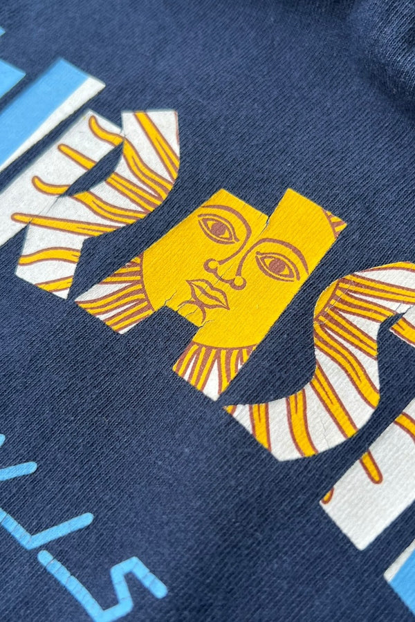 REVISTA LOGO T-SHIRT USA product / NAVY [SIZE: L USED]