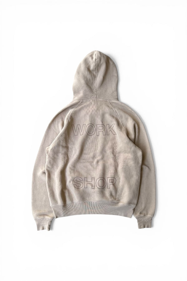 WORK SHOP HOODIE SWEATSHIRT Not available in Japan / BEIGE	[SIZE: 50 USED]