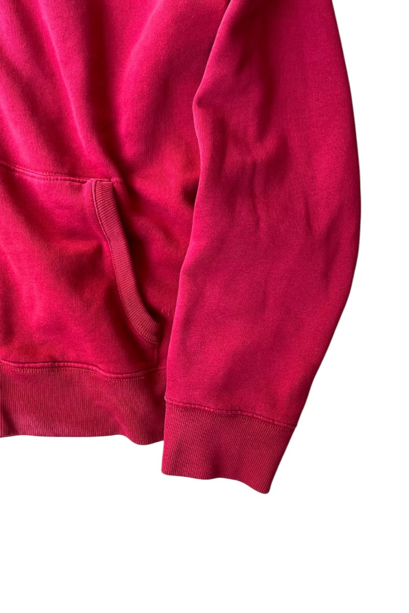 ZIP HOODIE SWEATSHIRT / RED [SIZE: XL USED]