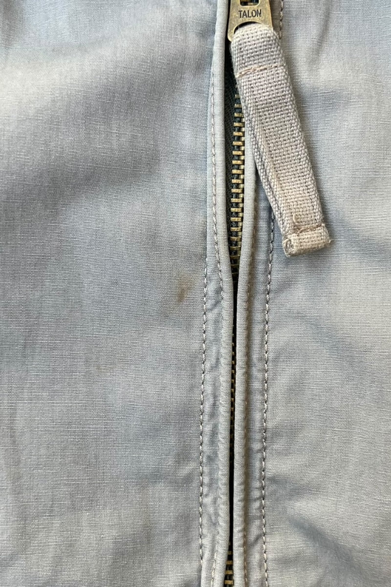 REVERSIBLE ZIP UP JACKET / NAVY / GRAY [SIZE: M USED]