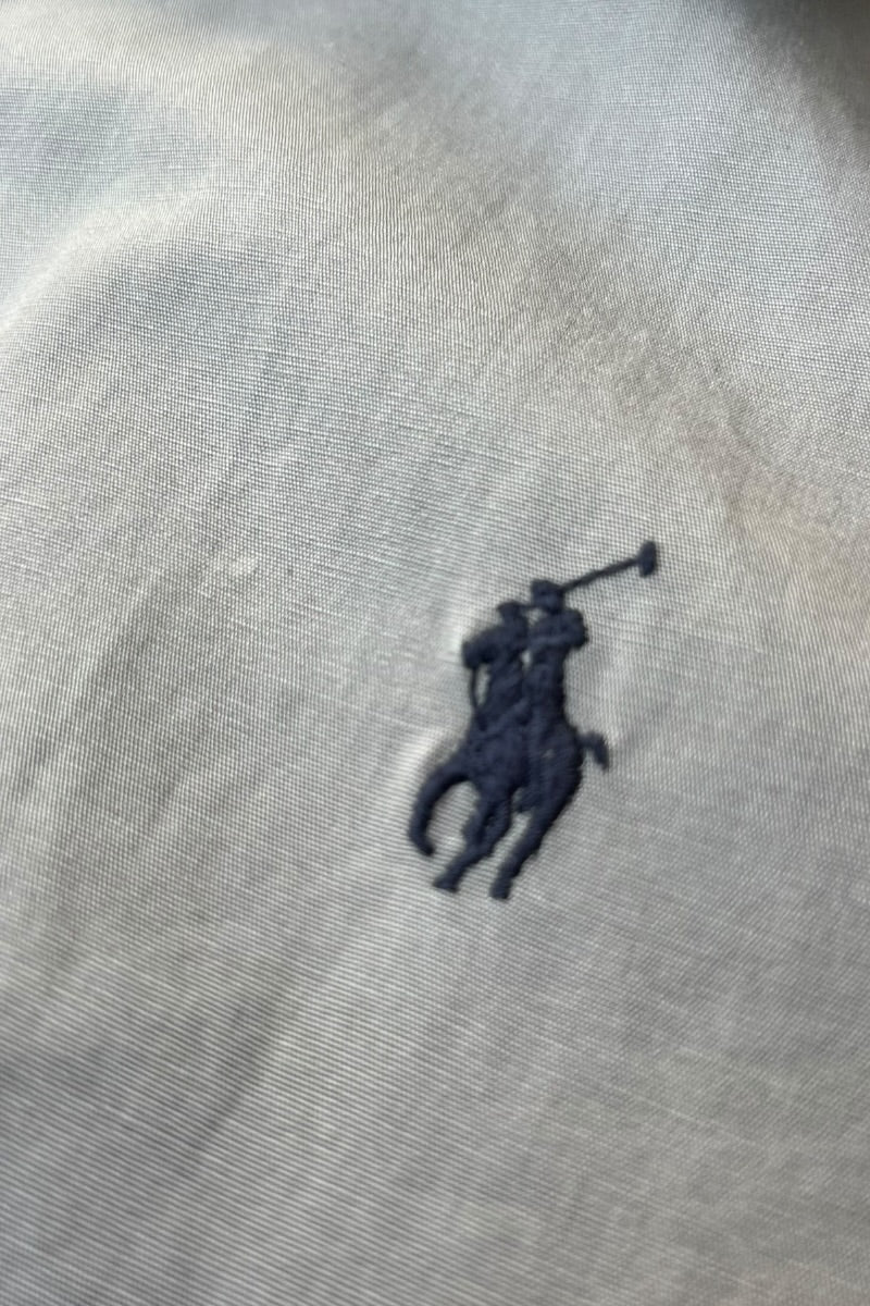 REVERSIBLE ZIP UP JACKET / NAVY / GRAY [SIZE: M USED]