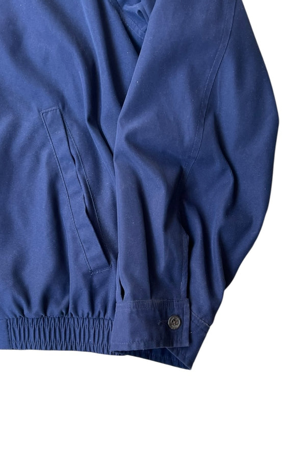 90'S ZIP UP JACKET / NAVY [SIZE: L USED]