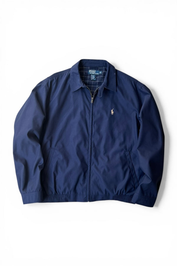 ZIP UP JACKET / NAVY [SIZE: L USED]