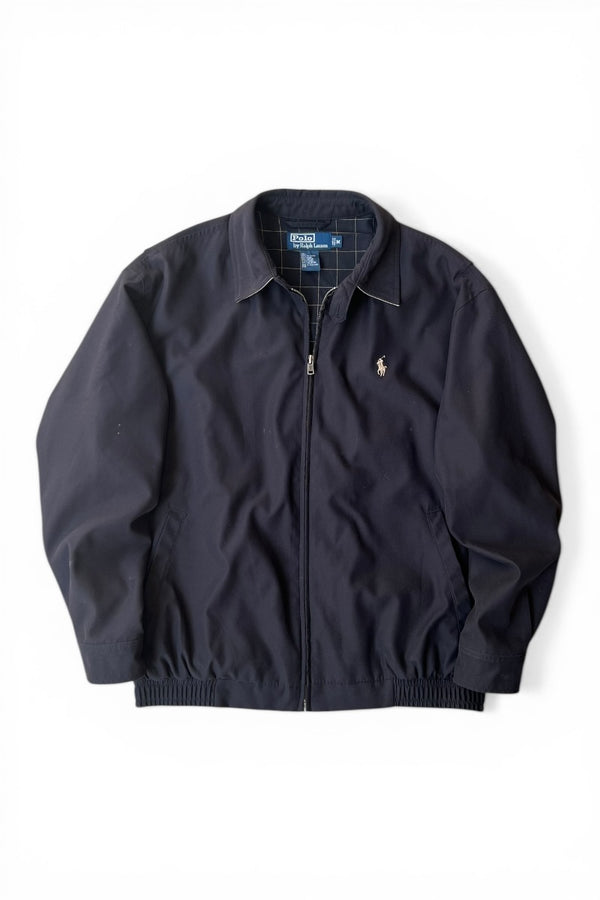 90'S ZIP UP JACKET / BLACK [SIZE: M USED]