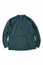 画像をギャラリービューアに読み込む, MADE IN USA 97'S CAPILENE L/S HENLEY-NECK BASE LAYER / GREEN [SIZE: L USED]
