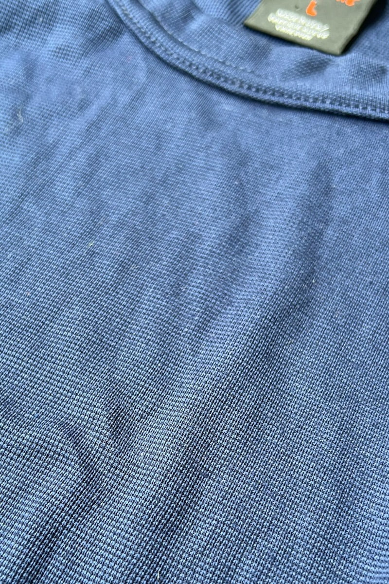 MADE IN USA 99'S L/S CAPILENE T-SHIRT / NAVY [SIZE: L USED]