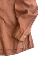 画像をギャラリービューアに読み込む, MADE IN USA 60'S L/S OPEN COLLER SHIRT / BROWN [SIZE: 32 USED]
