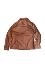 画像をギャラリービューアに読み込む, MADE IN USA 60'S L/S OPEN COLLER SHIRT / BROWN [SIZE: 32 USED]
