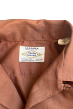 画像をギャラリービューアに読み込む, MADE IN USA 60'S L/S OPEN COLLER SHIRT / BROWN [SIZE: 32 USED]
