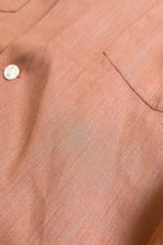 画像をギャラリービューアに読み込む, MADE IN USA 60'S L/S OPEN COLLER SHIRT / BROWN [SIZE: 32 USED]
