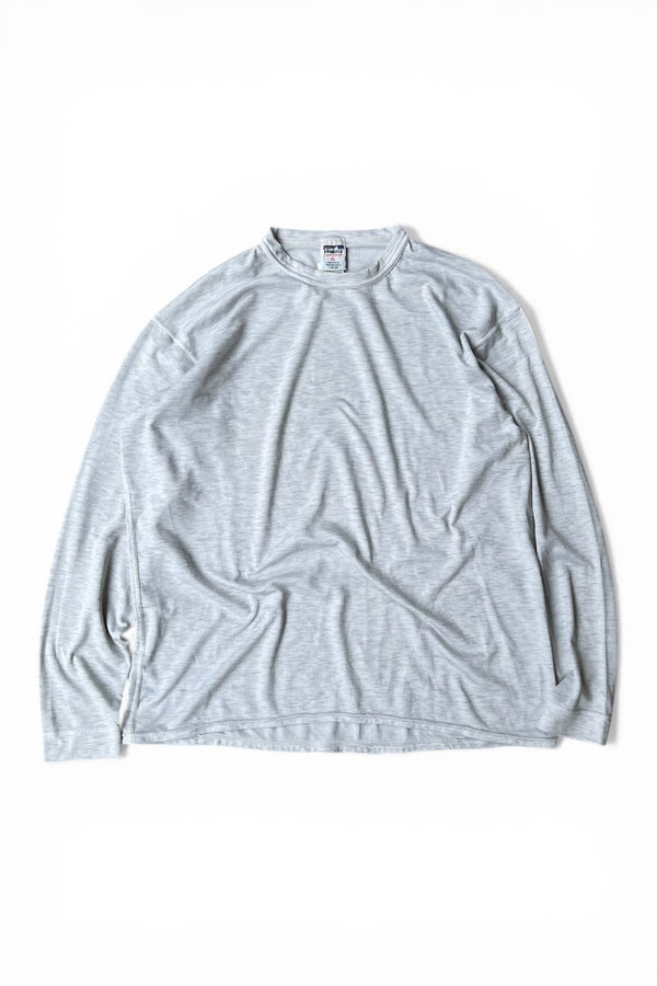 MADE IN USA 00s CAPILENE L/S BASE LAYER / GRAY [SIZE: XL USED]