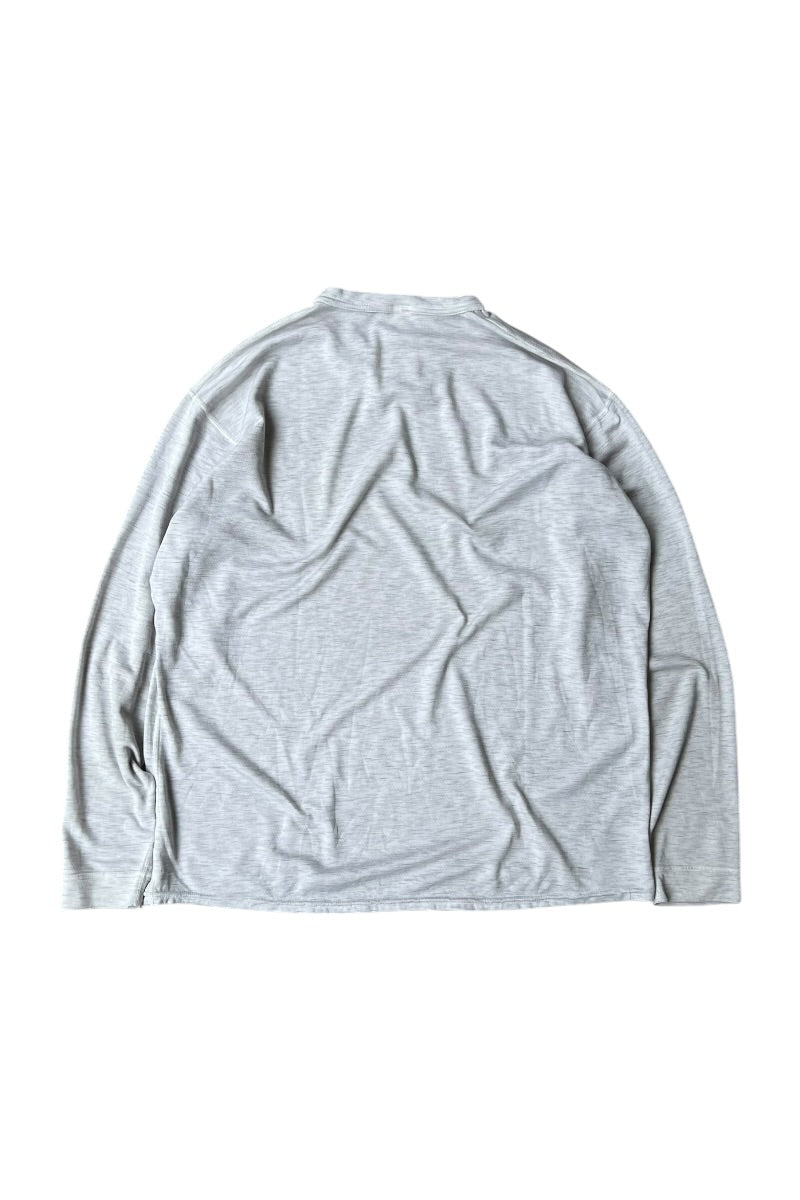 MADE IN USA 00s CAPILENE L/S BASE LAYER / GRAY [SIZE: XL USED]