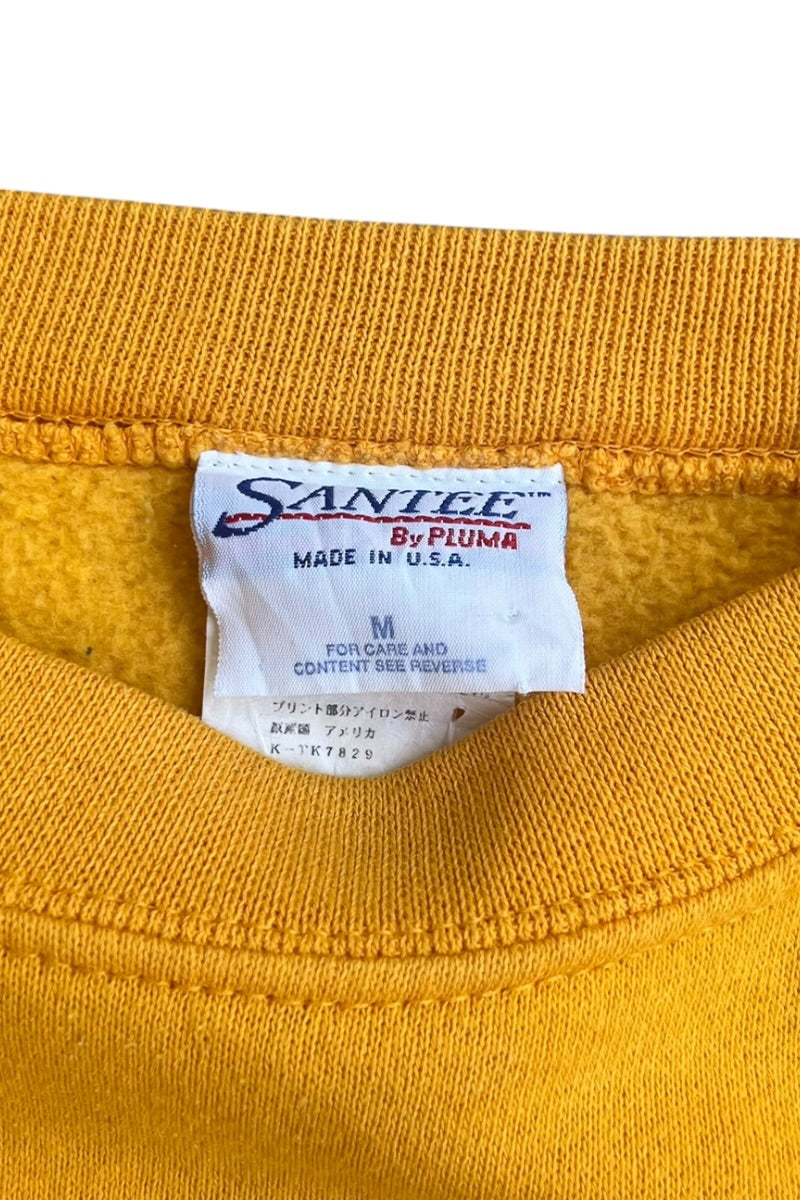 MADE IN USA 88'S BETTY SWEATSHIRT / YELLOW [SIZE: M USED]