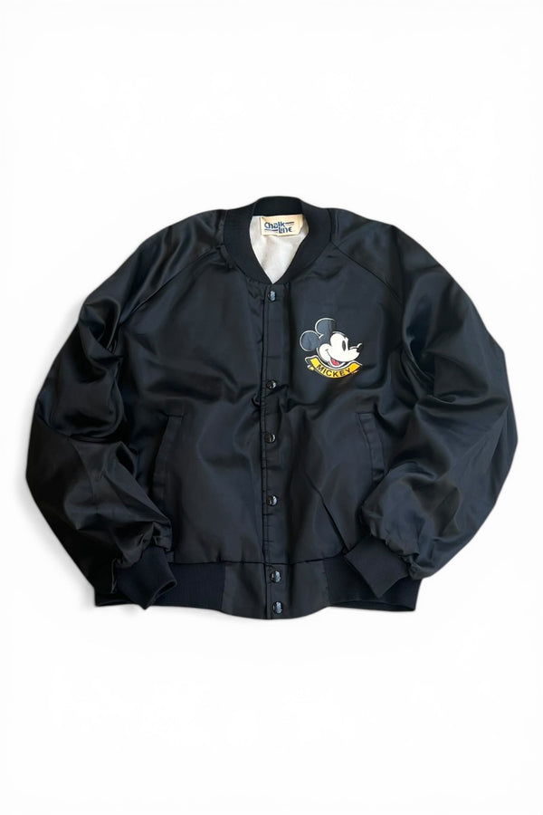 MADE IN USA 86'S MICKEY SATIN JACKET / BLACK [SIZE: L USED]