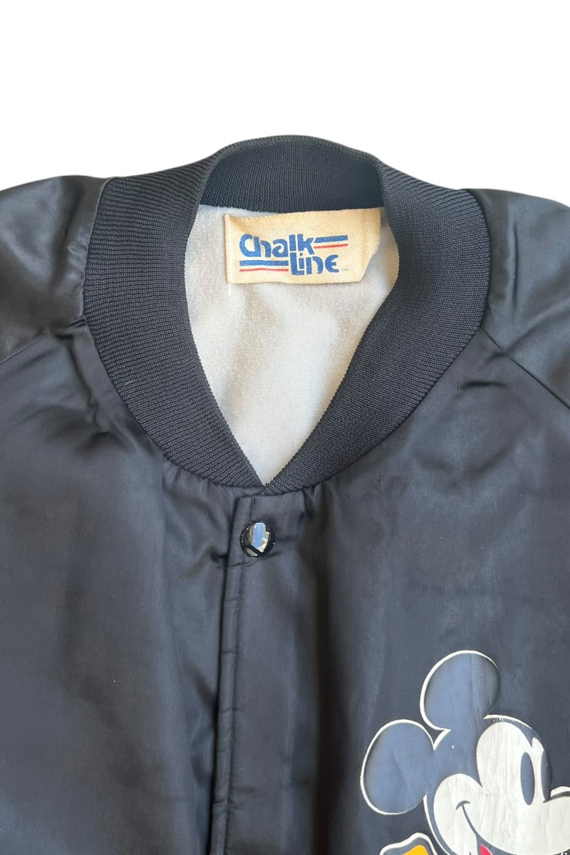 MADE IN USA 86'S MICKEY SATIN JACKET / BLACK [SIZE: L USED]