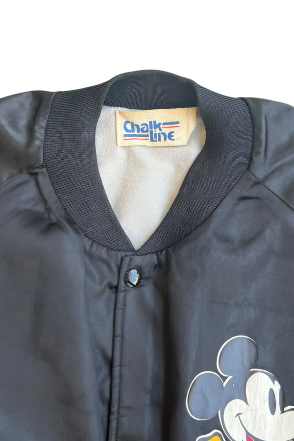 MADE IN USA 86'S MICKEY SATIN JACKET / BLACK [SIZE: L USED]