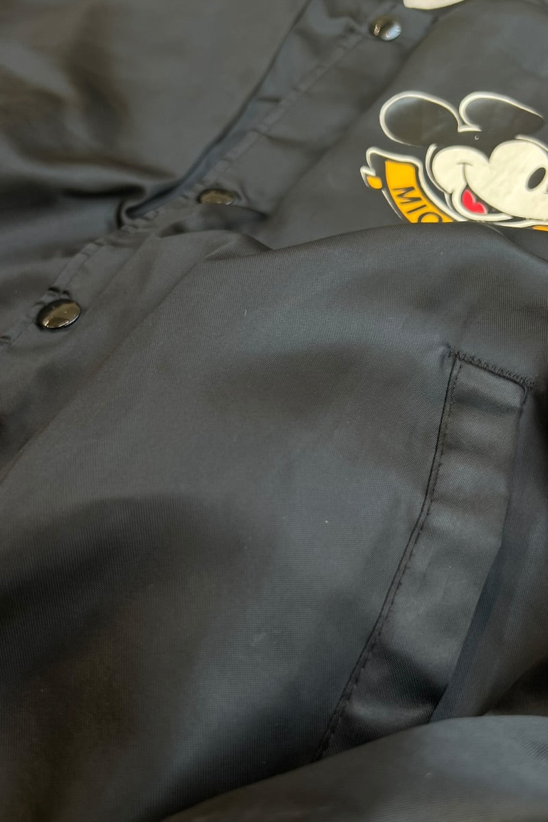 MADE IN USA 86'S MICKEY SATIN JACKET / BLACK [SIZE: L USED]