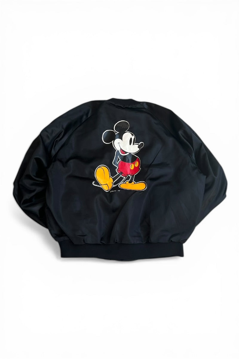 MADE IN USA 86'S MICKEY SATIN JACKET / BLACK [SIZE: L USED]