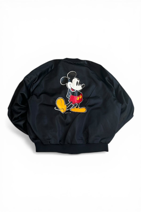 MADE IN USA 86'S MICKEY SATIN JACKET / BLACK [SIZE: L USED]
