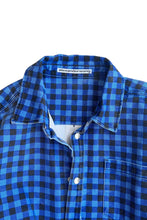 画像をギャラリービューアに読み込む, CHECK DENIM COVERALL / CHECK [SIZE: M USED]
