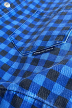画像をギャラリービューアに読み込む, CHECK DENIM COVERALL / CHECK [SIZE: M USED]

