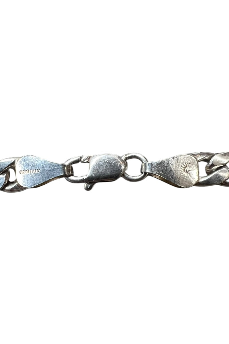MADE IN ITALY 925 SILVER BRACELET / SILVER [SIZE: ONE SIZE USED]